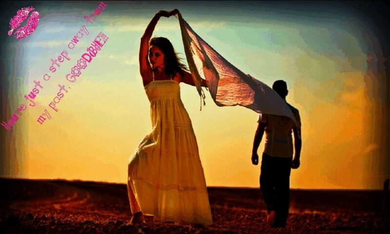 Woman and Man at Sunset