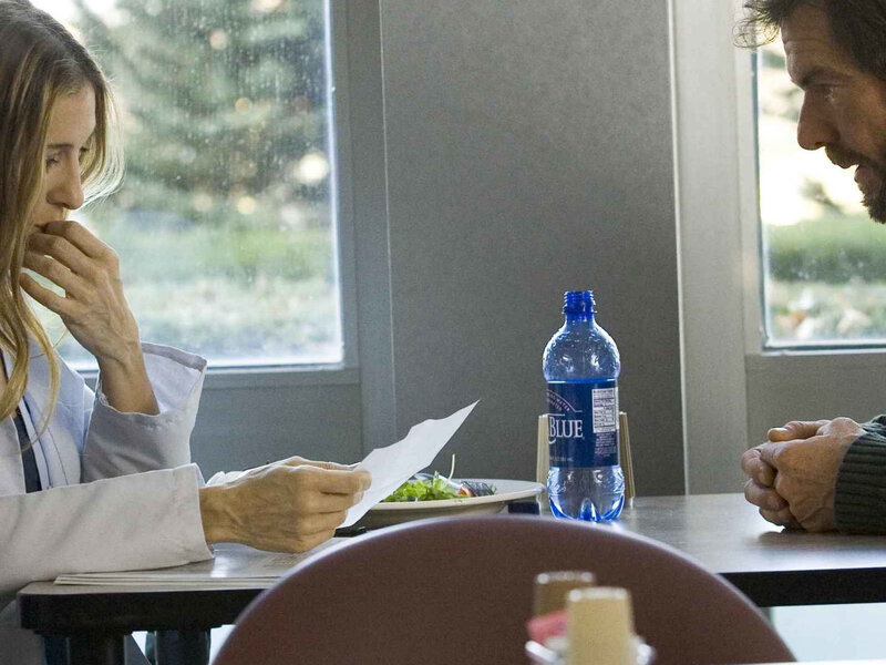 Woman and Man at Table