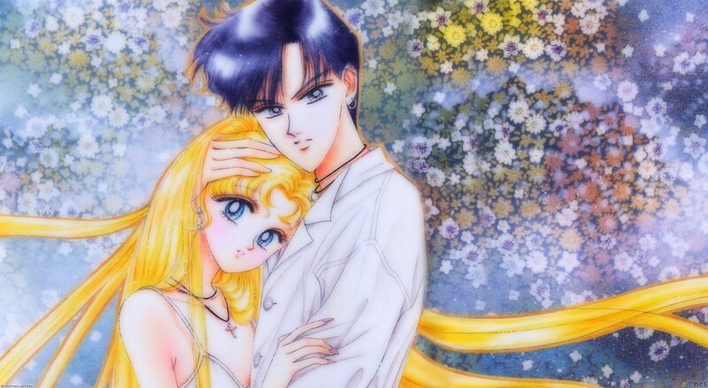 Woman and Man Embracing — Yellow, Romantic