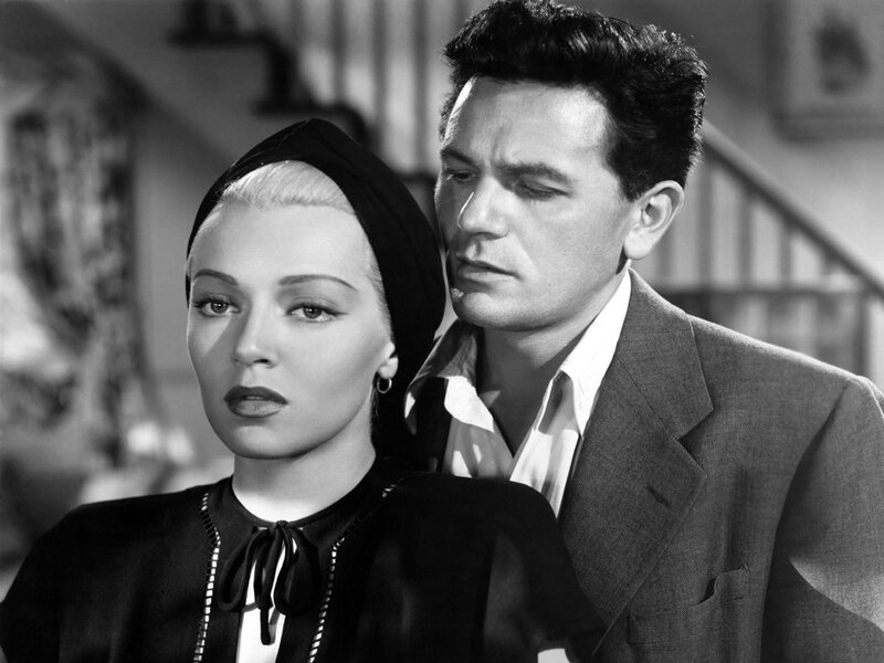 Woman and Man in Black-and-white
