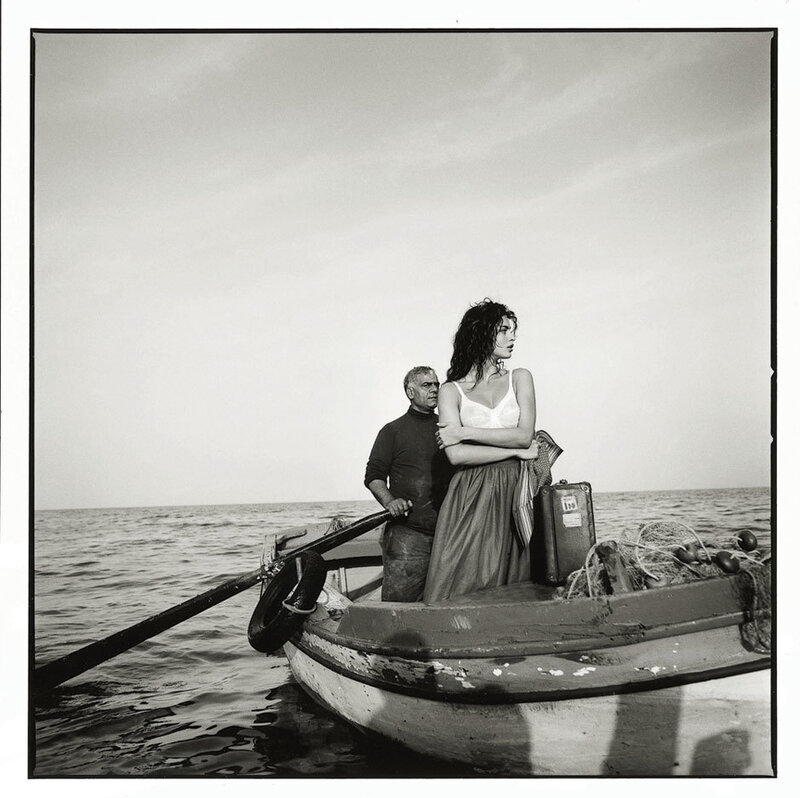 Woman and Man in Boat