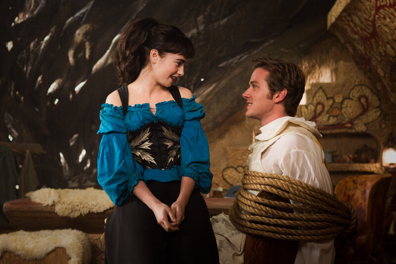 Woman and Man in Costume — Blue
