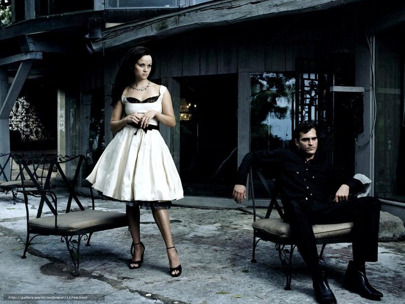 Woman and Man in Courtyard