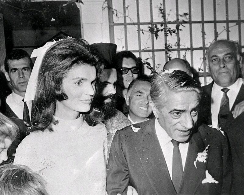 Woman and Man in Crowd