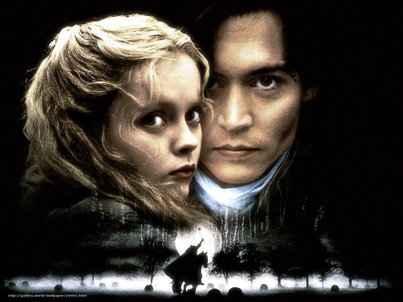 Woman and Man in Dark Scene — Black