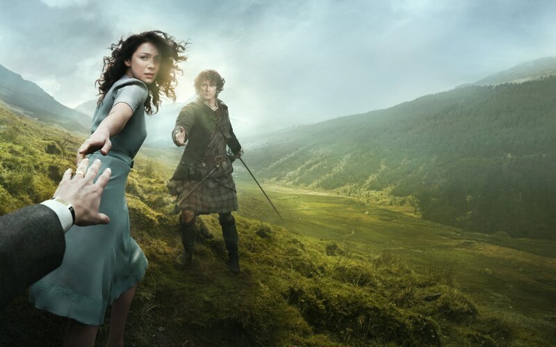 Woman and Man in Highlands