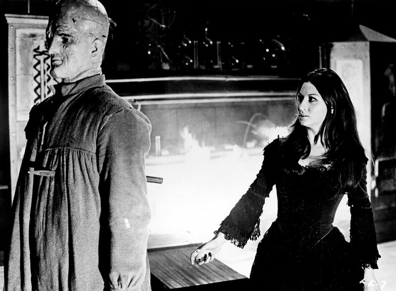 Woman and Man in Lab — Black
