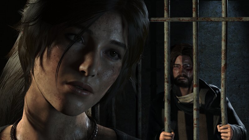 Woman and Man in Prison — Gray