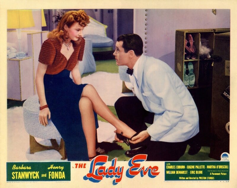 Woman and Man in Room — Blue