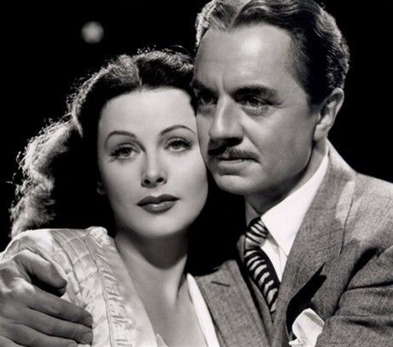 Woman and Man in Suit — Black