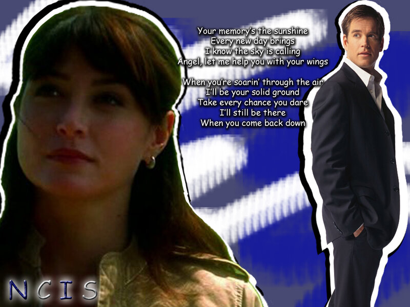 Woman and Man in Suits — Blue