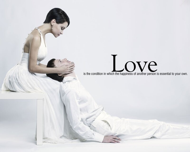 Woman and Man in White