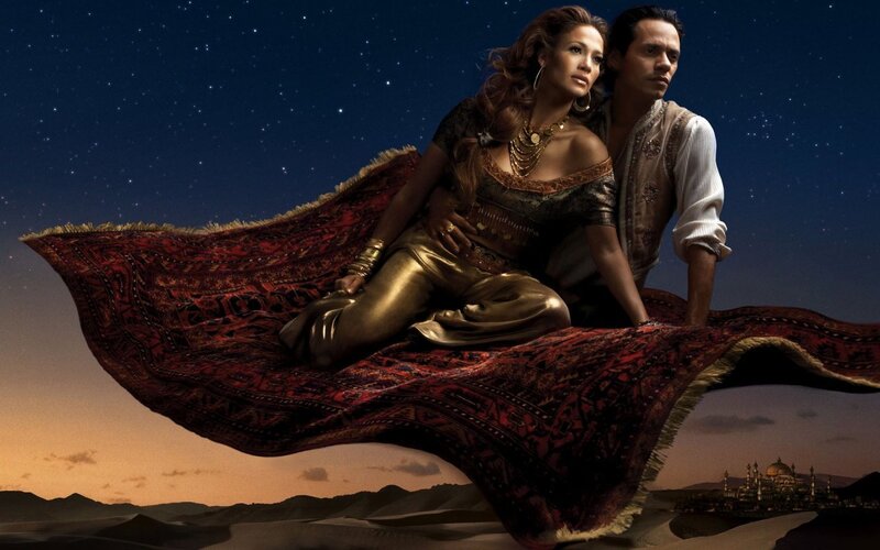 Woman and Man on Carpet