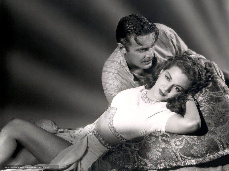 Woman and Man on Couch — Black