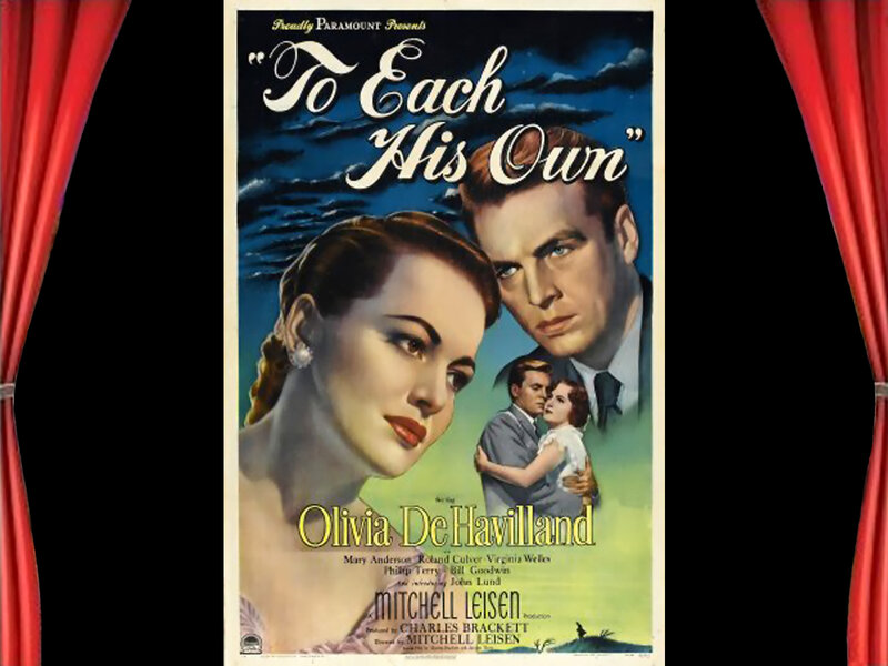 Woman and Man on Poster — Blue, Dramatic