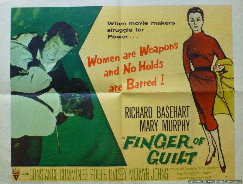 Woman and Man on Poster — Yellow, Dramatic