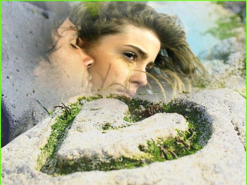 Woman and Man on Rock