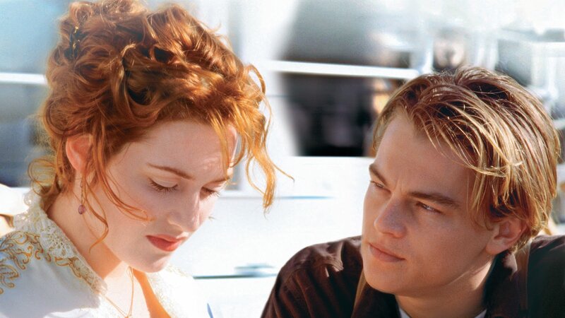 Woman and Man on Ship — White