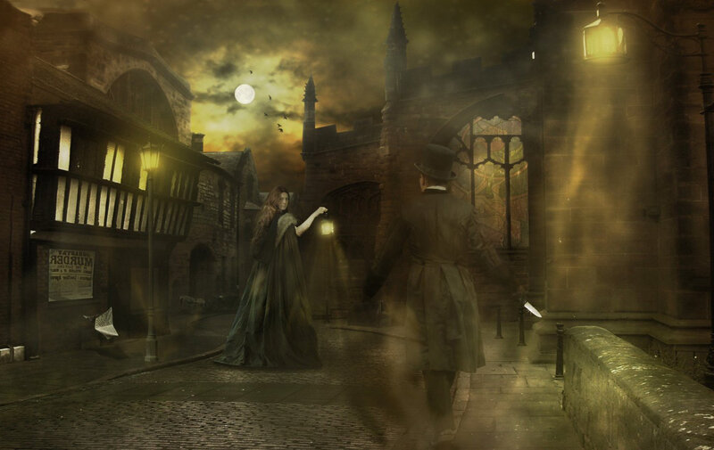 Woman and Man on Street