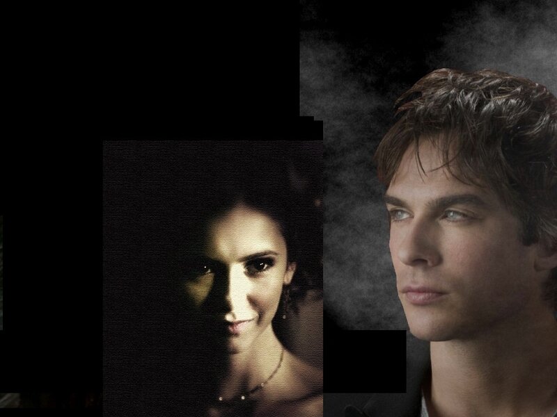 Woman and Man Portrait — Black