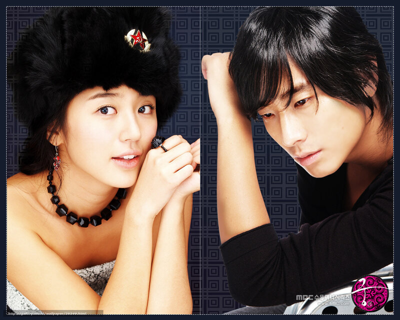 Woman and Man Posing — Black