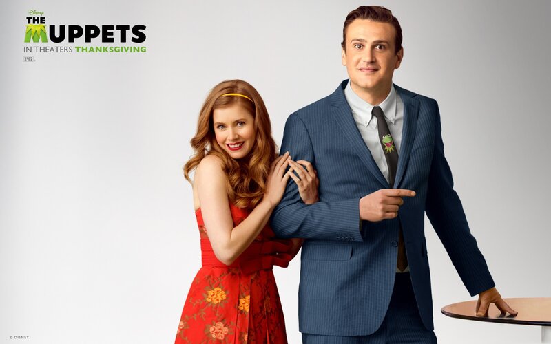 Woman and Man Posing — Red, Friendly
