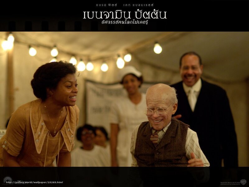 Woman and Old Man Smiling