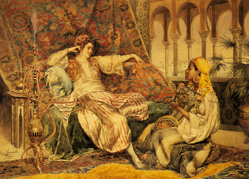 Woman and Servant in Harem