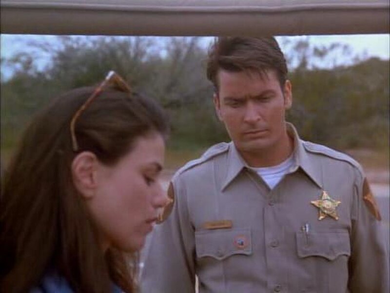 Woman and Sheriff