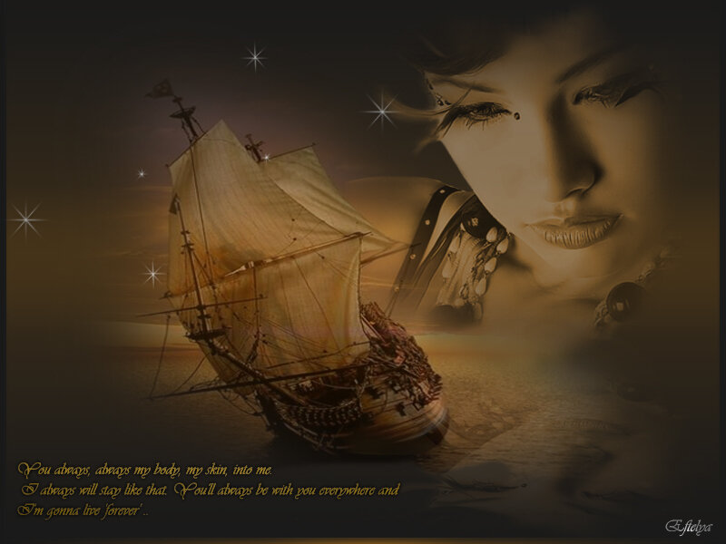Woman and Ship