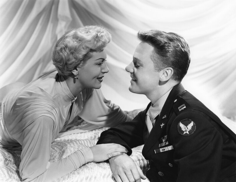Woman and Soldier on Bed