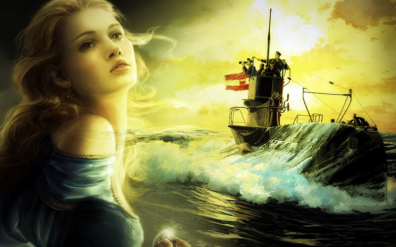 Woman and Submarine