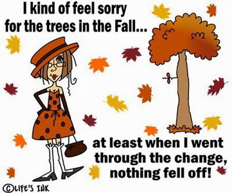 Woman and Tree in Autumn