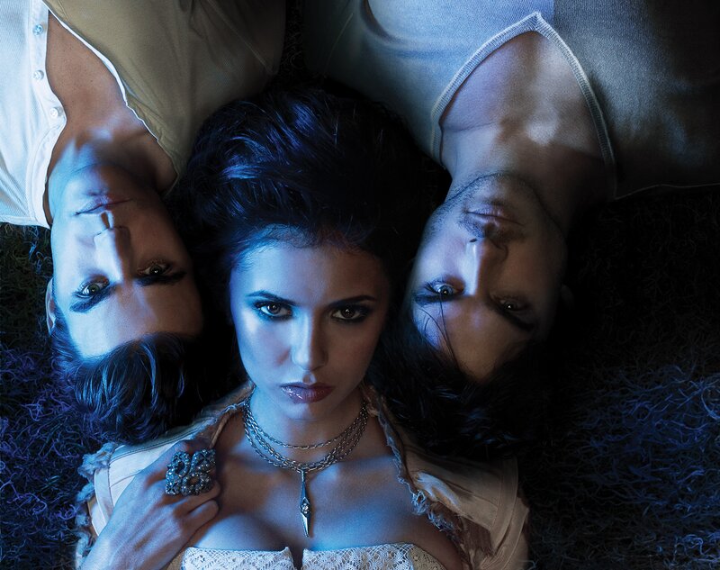 Woman and Two Men Lying