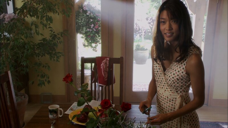 Woman Arranging Flowers