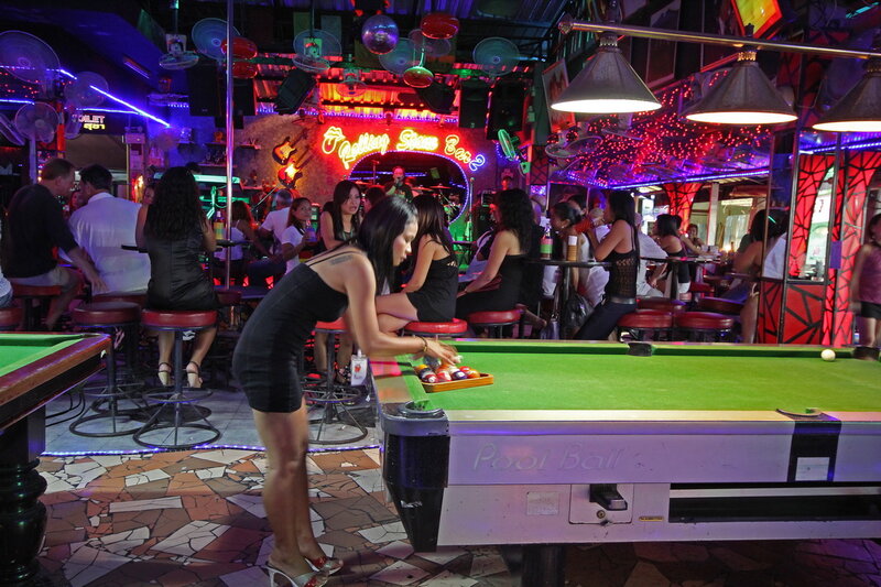 Woman Arranging Pool Balls