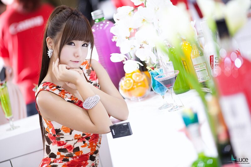 woman at a cocktail event