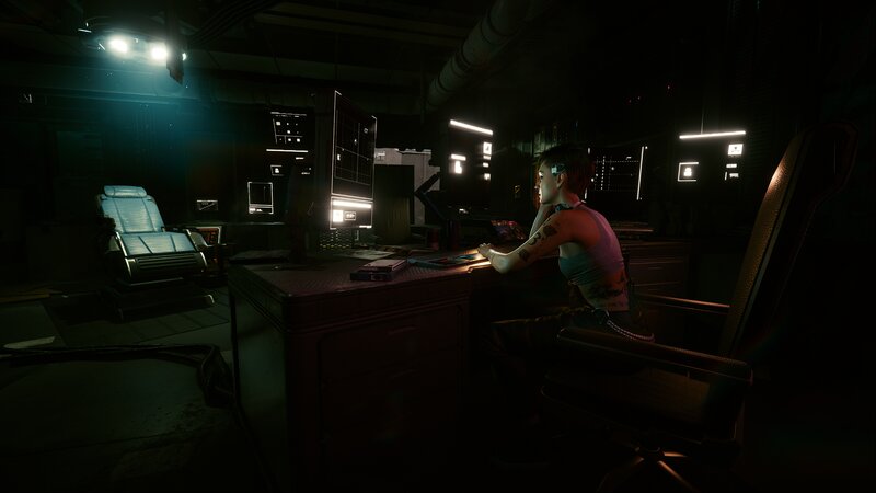 Woman at a Computer Desk
