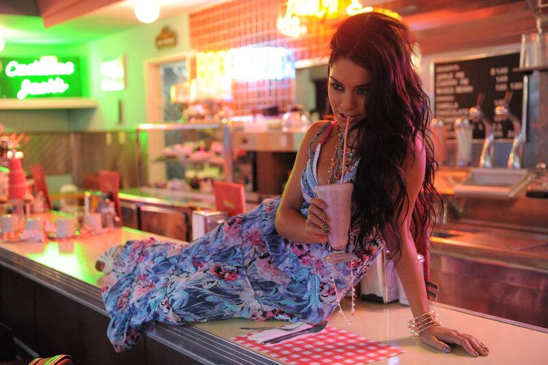 Woman at a diner counter