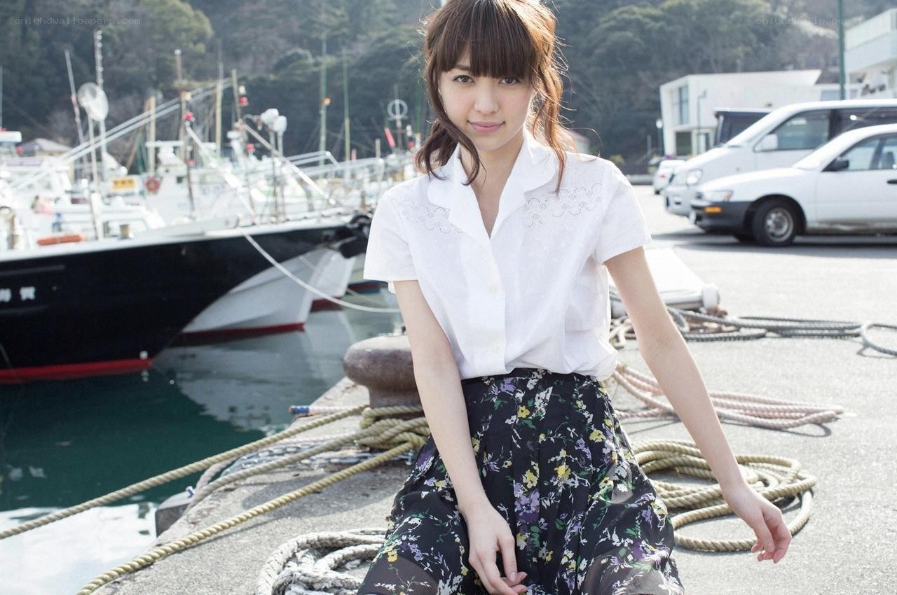 woman at a harbor