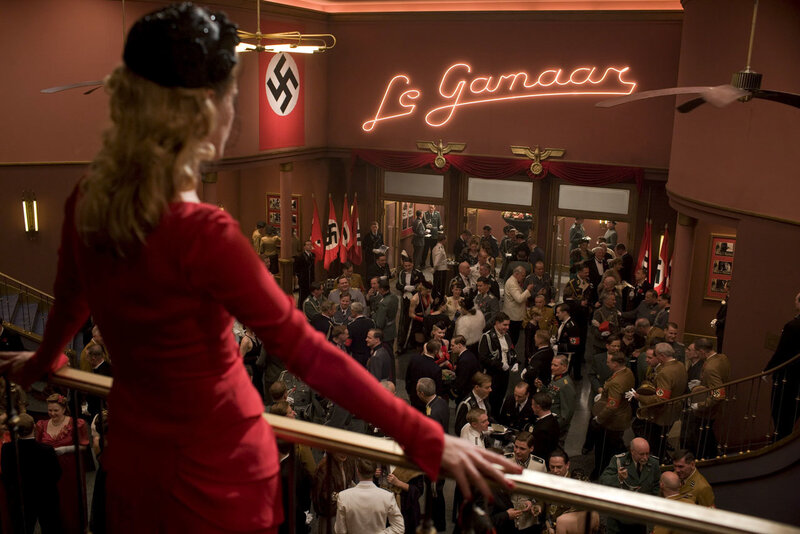 Woman at a Nazi gathering