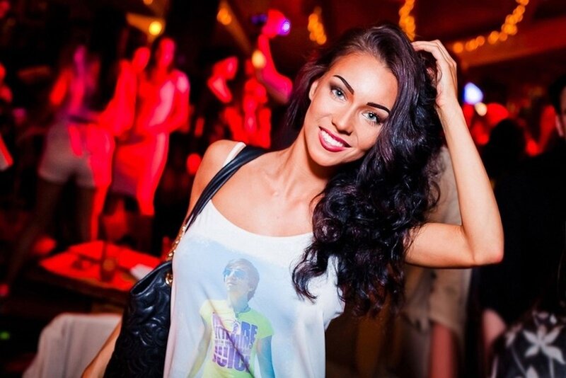 woman at a nightclub