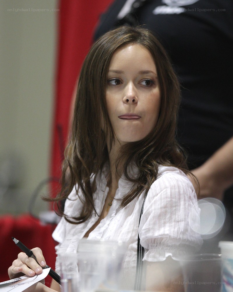 woman at a panel event
