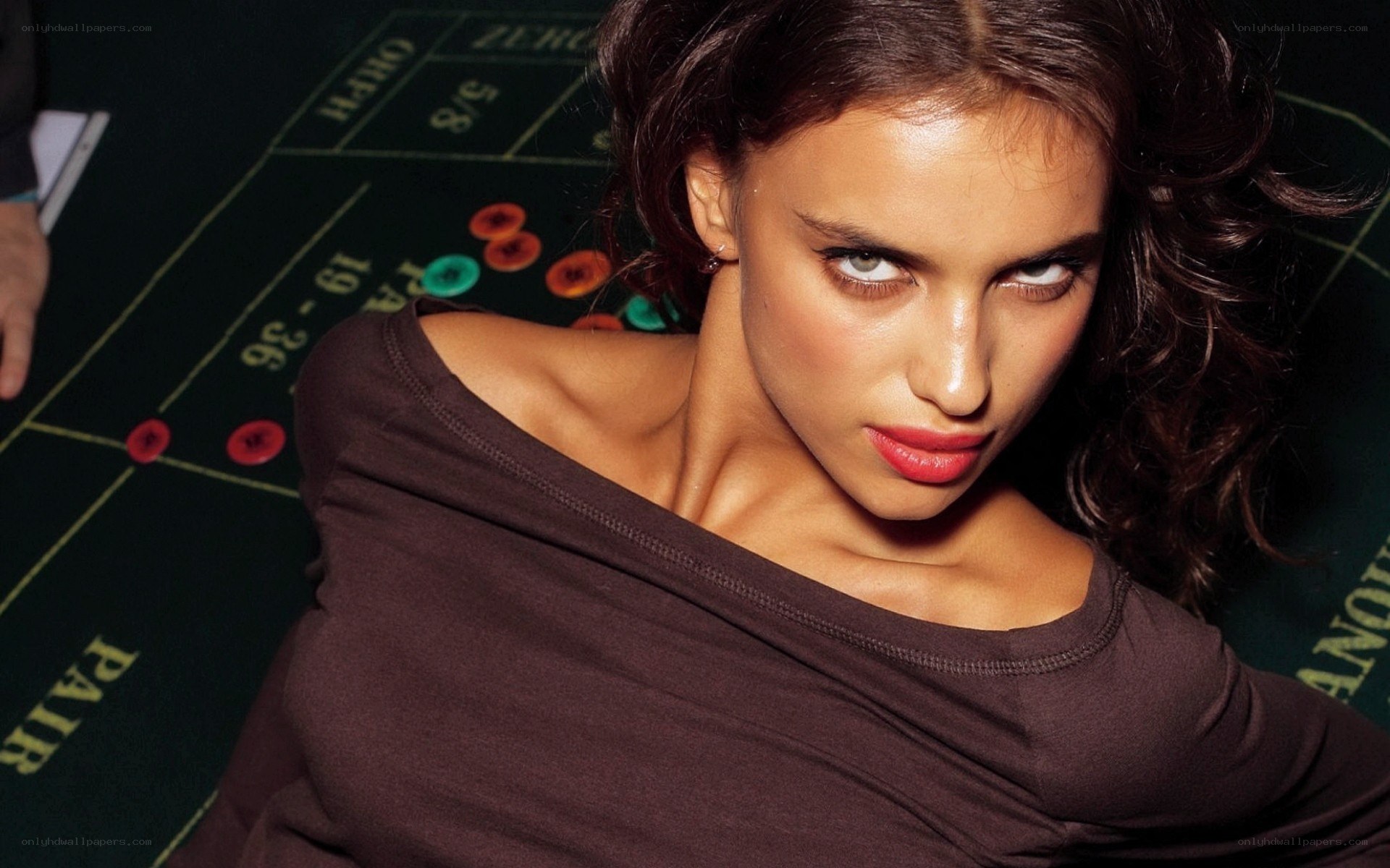 Woman at a roulette table