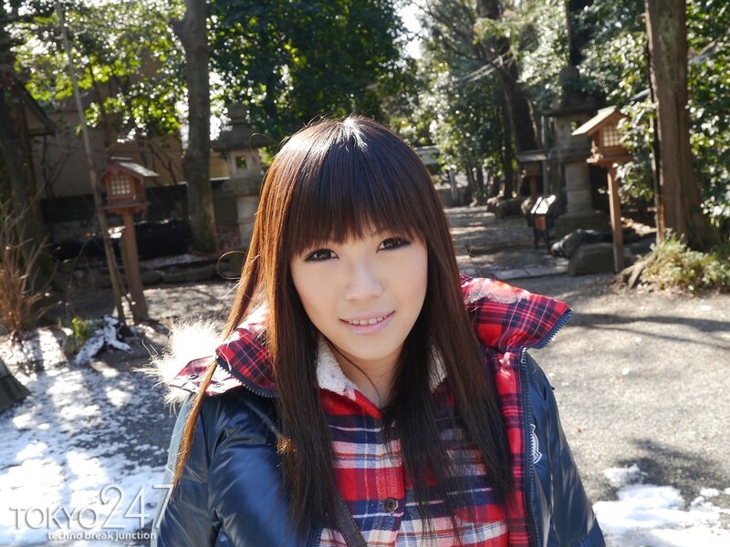 woman at a shrine in tokyo