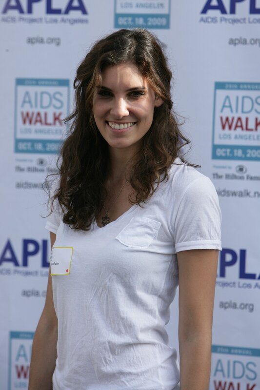 Woman at AIDS Walk event