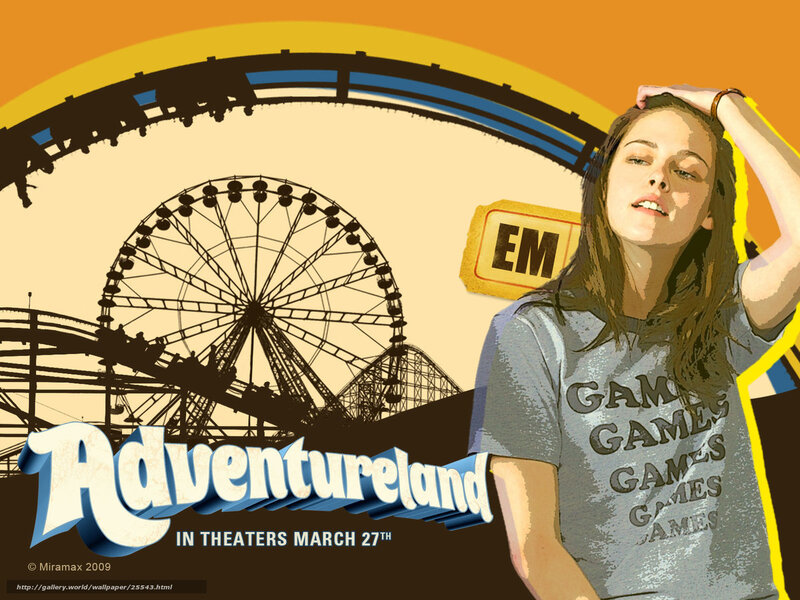 Woman at Amusement Park — Orange