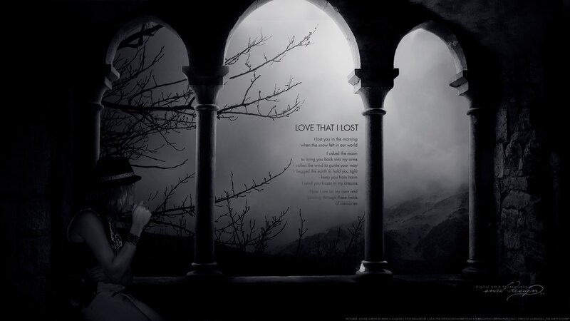 woman at arched window
