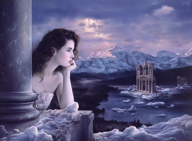 Woman at Balcony