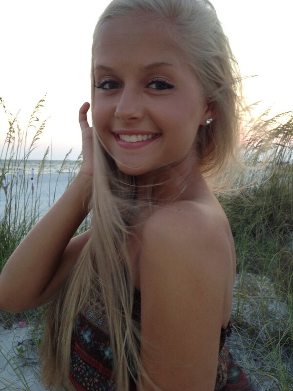 woman at beach with long hair